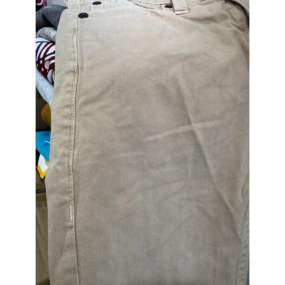 True‎ Religion Jeans Mens 31x31 Beige Denim Regular Straight Leg 5 Pocket Chino